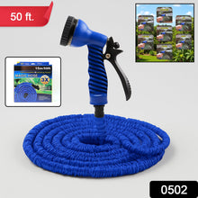 50 Ft Expandable Hose Pipe Nozzle For Garden Wash Car Bike With Spray Gun