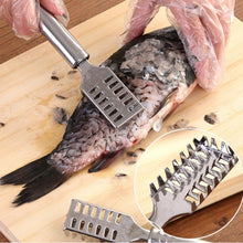 Stainless Steel Fish Scale Remover Scraper – Sawtooth Kitchen Tool