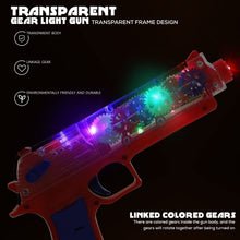 Plastic Gear Simulation Laser Toy Gun – 3D Lights, Music & Rotating Gear (1 Pc, 3+ Years)