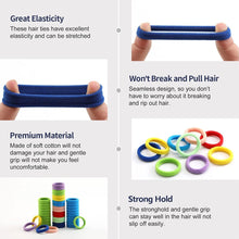 Kids Hair Bands, Rubber Bands & Cute Hair Clips in Storage Box (Mix Design / 1 Set)